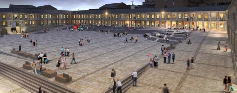 Piece Hall, Halifax re-opens on 1 August 2017